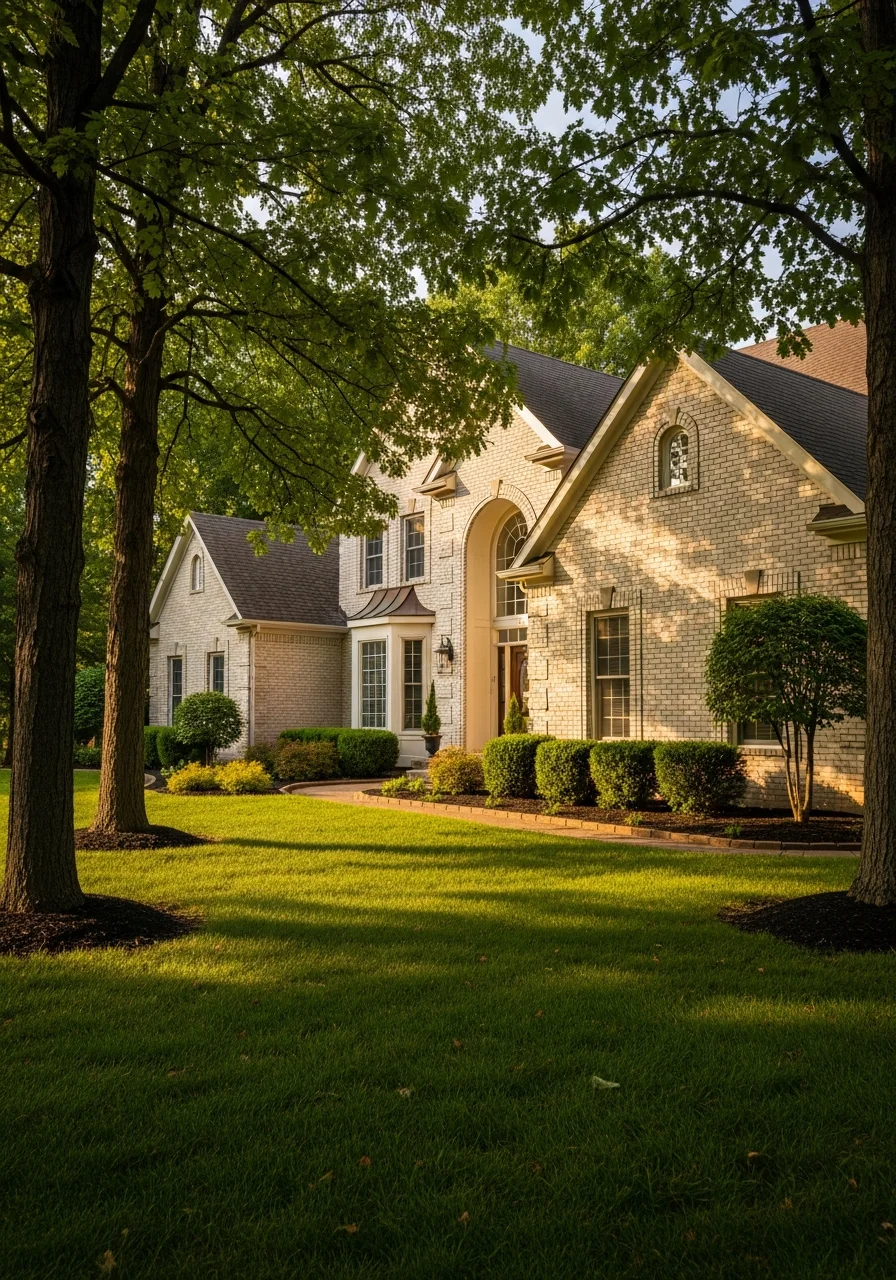 Briarcliff home showing mature landscaping and well-maintained property exterior.